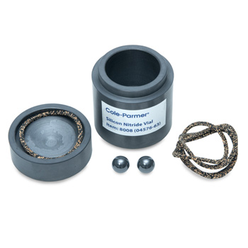 Silicon Nitride Grinding Vial Set