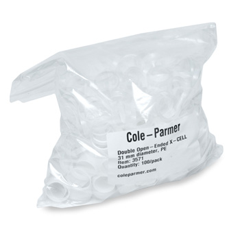 31 mm Double Open-Ended X-CELL, 100 pk, bag