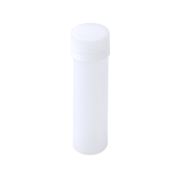 5 mL Frosted Polyethylene Vial with Screw Cap, case of 200